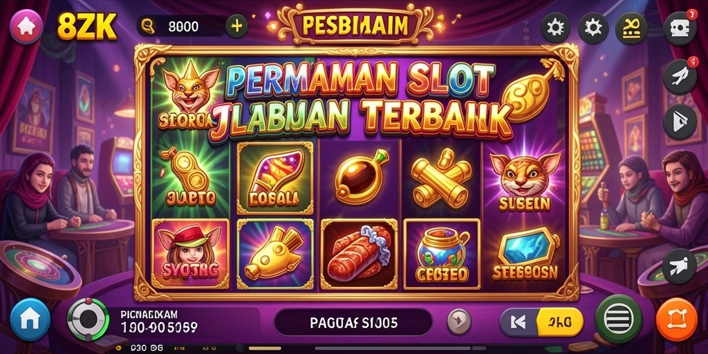 Gameplay menarik dari permainan Slot 8ZK yang penuh warna.