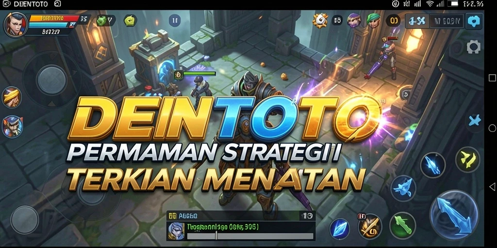 Screenshot gameplay DENTOTO menampilkan strategi yang menarik dan kolaborasi antar pemain.