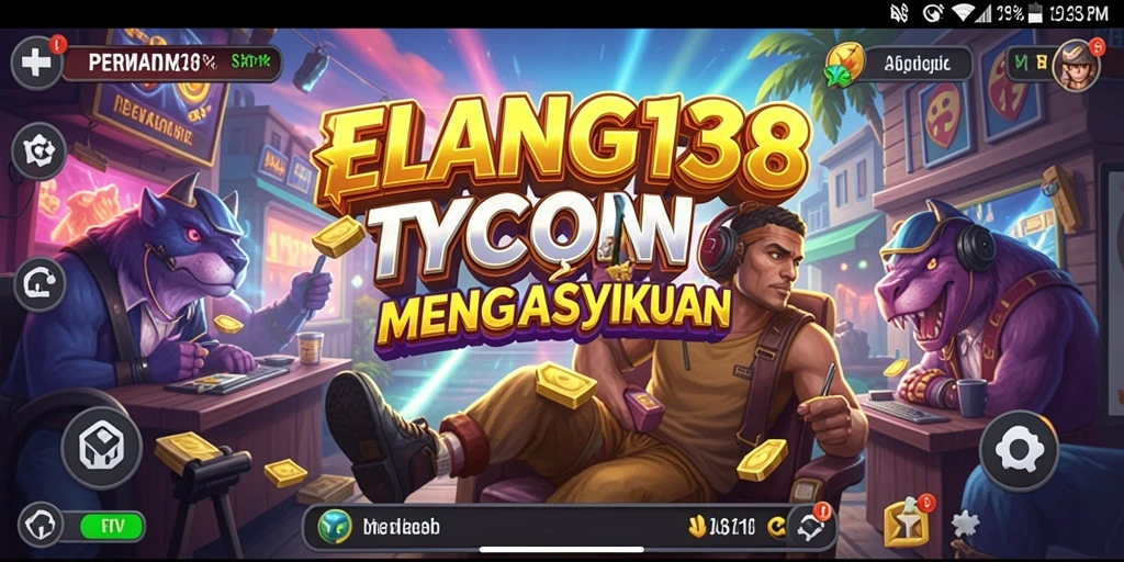 Screenshot ELANG138 menampilkan momen seru dalam permainan Tycoon.