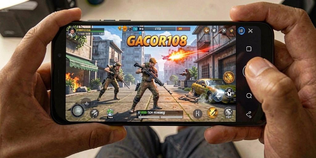 Screenshot GACOR108 menampilkan kegembiraan gameplay strategi.