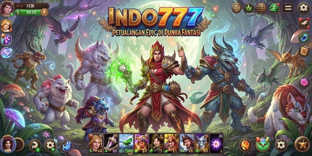 Tangkapan layar gameplay INDO777 menampilkan aksi seru dan strategi dalam ARPG.