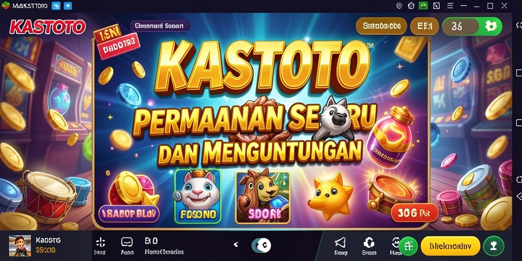 Tampilan gameplay KASTOTO yang menarik dan seru.