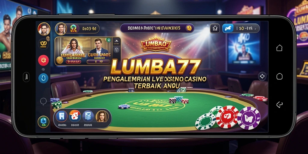 Tampilan gameplay Live Casino LUMBA77 yang mendebarkan dan interaktif.