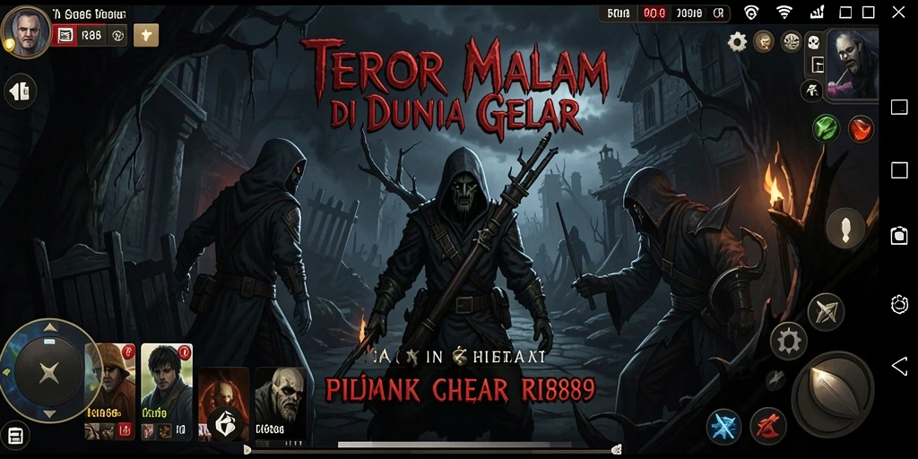 Screenshot gameplay RI889 dengan suasana horror yang mencekam.