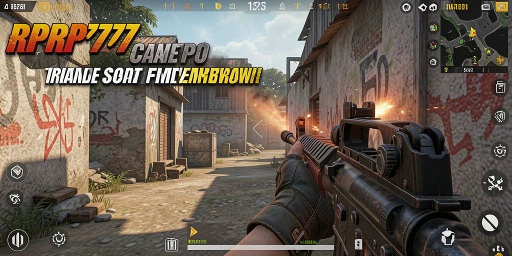 Screenshot RPRP777 menampilkan aksi pertempuran yang mendebarkan dalam gameplay FPS.