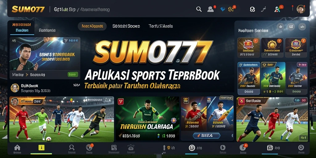 Tangkapan layar utama yang menunjukkan tampilan taruhan olahraga di SUMO777.